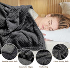 4 Pack Fleece Throw Blankets 50x60 Inches - Image 4