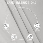 LEMOMO Blackout Curtains 52 x 95 inch/Light Grey Curtains Set of 2 - Image 4