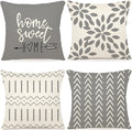 YCOLL Pillow Covers 22x22 Set of 4, Modern Sofa Throw Pillow Cover, Decorative by PillowCoversExpert
