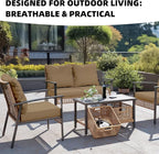 8Pcs Outdoor Cushion Covers, Patio Cushion Covers, Stretch Elastic Slipcovers - Image 4