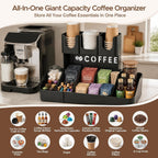 JYPS Double-Deck Coffee Organizer – 11 Large Compartments