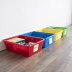 Humble Crew Plastic Storage Bins for Kids, Large Removable Toy Organizer