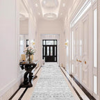 Washable Moroccan Hallway Runner Rugs by Ksrau
