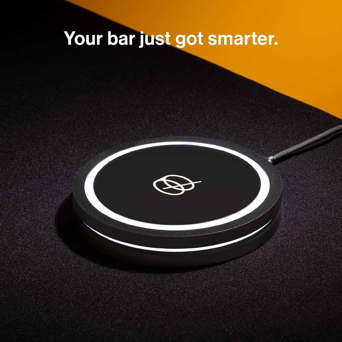 Barsys Smart Coaster 2.0 (Black) – Portable Cocktail Maker & Drink Mixer