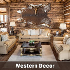 AROGAN Western Decor Faux Fur Cowhide Rug, 4.6×5.2 Feet Premium Animal Skin Cow - Image 6