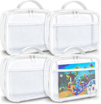 Clear Toy Storage Bags with Zipper, 4 Pack Building Block & Brick Organizer