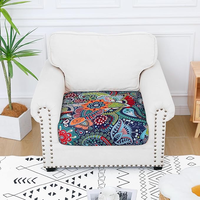 Smiry Printed Couch Cushion Covers, Stretch Soft Couch Covers - Image 5