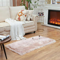 EasyJoy Ultra Soft Fluffy Shaggy Area Rug Faux Fur Rug Chair Cover Seat Pad by EasyJoy