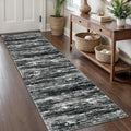 KOZYFLY Modern Abstract Hallway Runner Rug, 2x8 Kitchen Rugs Non-Slip Washable by KOZYFLY