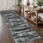 KOZYFLY Modern Abstract Hallway Runner Rug, 2x8 Kitchen Rugs Non-Slip Washable by KOZYFLY