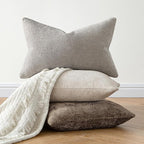 MIULEE Pack of 2 Couch Throw Pillow Covers 20x20 Inch Brown Boho Accent - Image 4