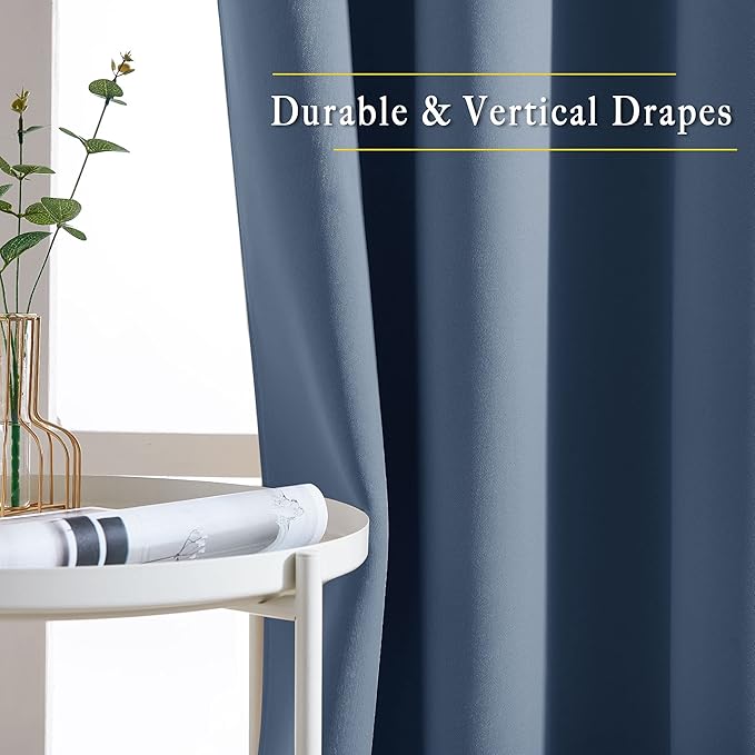 NICETOWN Bedroom Curtains Room Darkening Draperies - Image 5