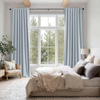 MIULEE 100% Blackout Linen Curtains - Image 8