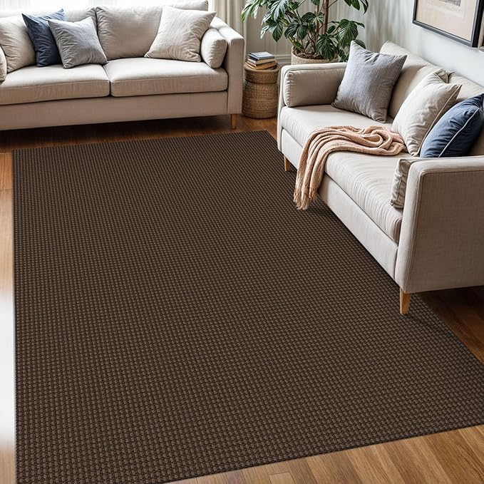 KOZYFLY Washable Area Rug 5x7 ft Rubber Backed Non Slip Rugs by KOZYFLY