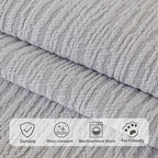 Soft Waterproof Chenille Cover Washable, Non Slip Sectional Sofa Covers - Image 4