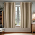 Deconovo Blackout Curtains, Thermal Insulated, W70 x L63 2 Panels, Back Tab by Deconovo