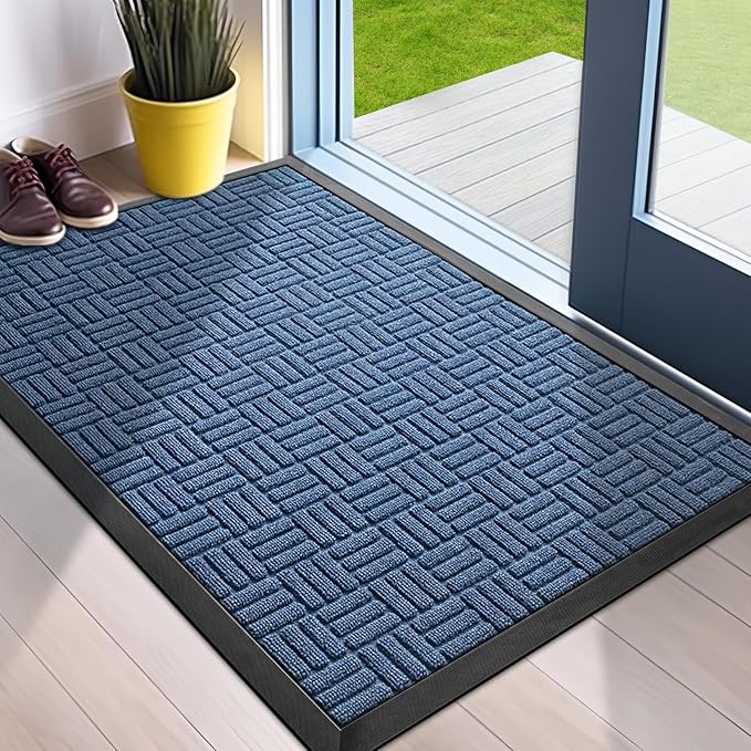 Mibao Front Door Mat, Heavy Duty Durable Welcome Mat by Mibao