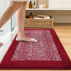 36x24 Large Bathroom Rugs Washable Non Slip, Soft Absorbent Quick Dry Mats - Image 2