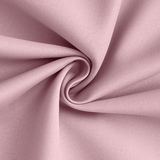 Yakamok 100% Blackout Curtain Panels 84 inches Cold and Light Blocking Drapes - Image 3