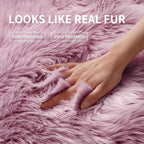 Faux Fur Rug for Bedroom, Fluffy Runner Rugs Soft Sheepskin Rug Sofa Couch Seat - Image 3