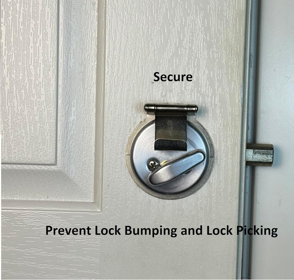 Deadbolt Secure - Prevent Lock Bumping & Lock Picking - Satin Nickel