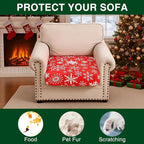 Smiry Printed Couch Cushion Covers, Stretch Soft Couch Covers - Image 7