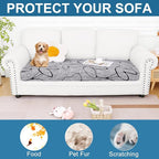 Smiry Printed Couch Cushion Covers, Stretch Soft Couch Covers - Image 7
