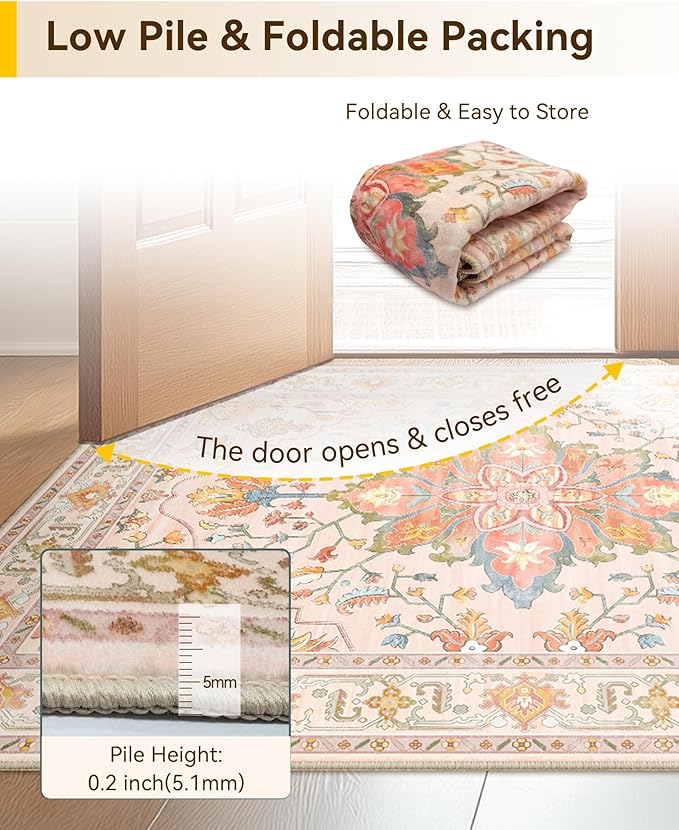 Area Rugs 2'6''x4' Kitchen Rugs Entry Rug Small Rugs - Image 4