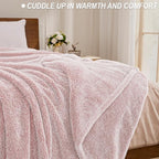 Exclusivo Mezcla Plush Fuzzy Fleece Throw Blanket Extra Large, Super Soft - Image 3