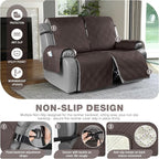 TAOCOCO 100% Waterproof Oversized Loveseat Recliner Cover, Non Slip Split Couch - Image 5