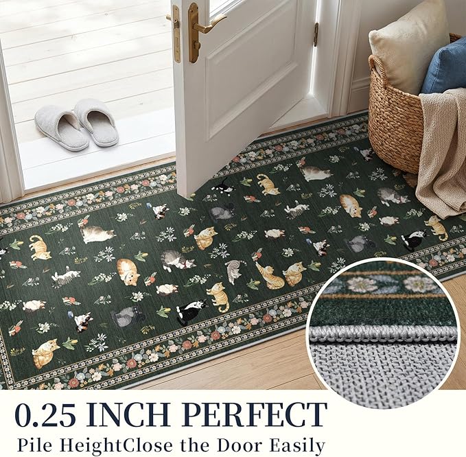 2x10 Washable Hallway Runner Rug - Image 4