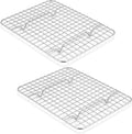 TeamFar Cooling Rack, 9.75”x7.5” Stainless Steel Baking Grid Wire Rack