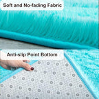 TWINNIS Super Soft Shaggy Rugs Fluffy Carpets, 4x5.9 Feet, Indoor Modern Plush - Image 2