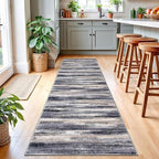 Lansny Modern Abstract Runner Rug 2.6x10 - Image 2