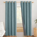 NICETOWN 100% Absolutely Blackout Linen Curtains by NICETOWN