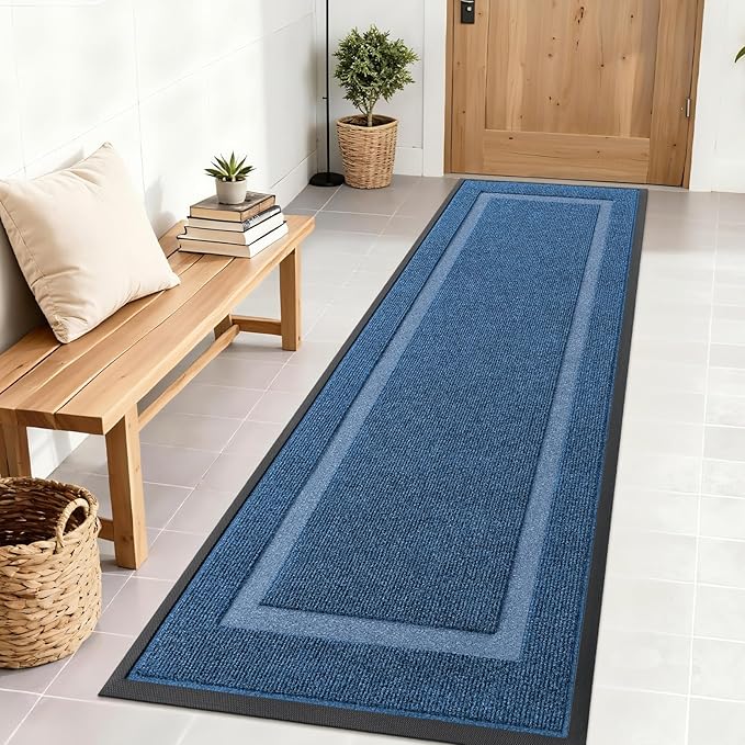 OLANLY Front Door Mat Indoor Outdoor Entrance, Waterproof All-Season, by OLANLY