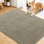 OLANLY Dog Door Mat for Muddy Paws 40x32, Absorbs Moisture and Dirt, Absorbent by OLANLY