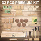 Bonsai Tree Starter Kit for Beginners 5 Unique Indoor Plants