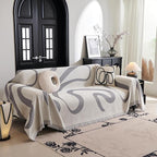 MYSKY HOME Couch Cover for 3 Cushion Sofa, Super Soft Boho Couch Covers for by MYSKYHOME