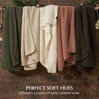 EVERGRACEHOME Chunky Chenille Knit Throw Blanket - Image 7