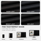 Joydeco Blackout Curtains for Bedroom 84 Inch - Black Out Curtains with Grommets Thermal Insulated Room Darkening Light Blocking, Noise Reducing & Wrinkle-Free Drapes for Living Room Windows, 2 Panels