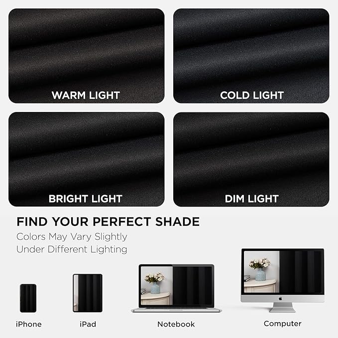 Joydeco Blackout Curtains 108 Inch Length 2 Panels Set, Thermal Insulated Long - Image 6