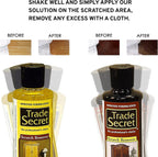 Trade Secret Wood Scratch Remover 2 Pack, Light and Dark, 8 oz, 2 Count