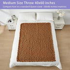 Bigacogo Chunky Knit Throw Blanket - Image 5