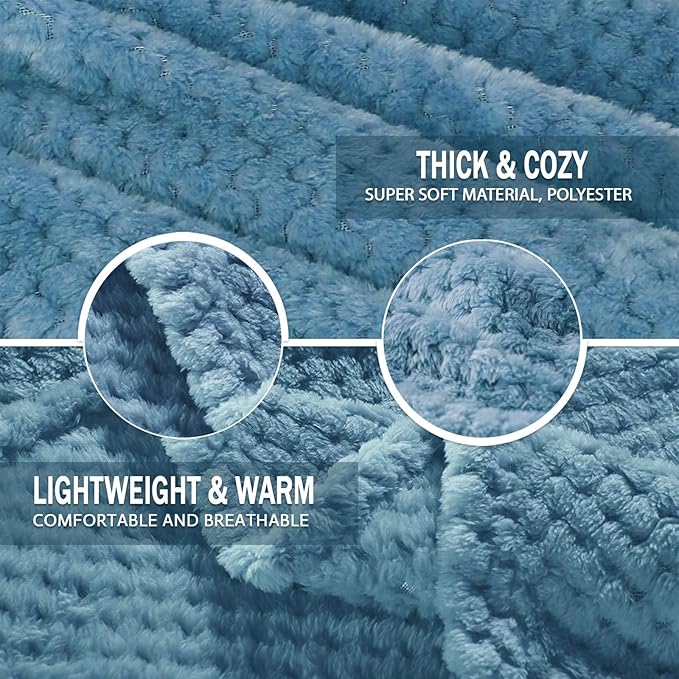 Exclusivo Mezcla Fleece Throw Blanket Extra Large, Super Soft and Warm Blankets - Image 6