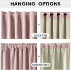 MIULEE 100% Blackout Linen Curtains - Image 5