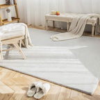 Ashler Faux Fur Rug, Ultra Soft Faux Rabbit Fur, 6 x 9 Feet Rectangle, Machine - Image 6