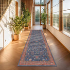 Hazo Haus Navy Blue Runner Rug 2x6 - Image 3