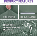 ZNSAYOTX Stretch Oversized Couch Cover Universal Sofa Covers - Image 4