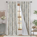 jinchan Blackout Floral Curtains by JINCHAN